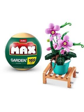 Zuru Max Garden Potted Flowers Collection Building Brick Capsule- 169 Pieces PHA